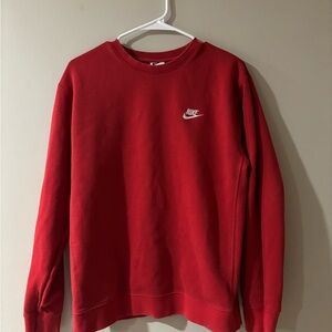 Nike Women’s Bold Red Crewneck Sweater